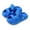 Blue, variant on Toddler Boys Girls Solid EVA Sandals, Kids Quick-Dry Waterproof Beach Pool Slides