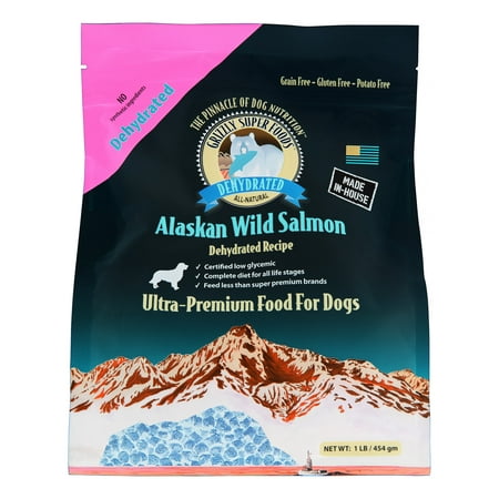 Grizzly Super Foods Salmon Dehydrated Dog Food, 1 (Best Dehydrated Dog Food)