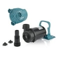 thumbnail image 4 of Alpine Corporation 3000 GPH Vortex Energy-Saving Pond Pump with Mesh Bag, Teal, 4 of 13