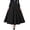 Black, variant on Womens Skirts Fall Winter Warm Wool Blend Midi Long Length Big Flared Loose Fit Daily Casual Street Fashion Trendy Stylish Skirts