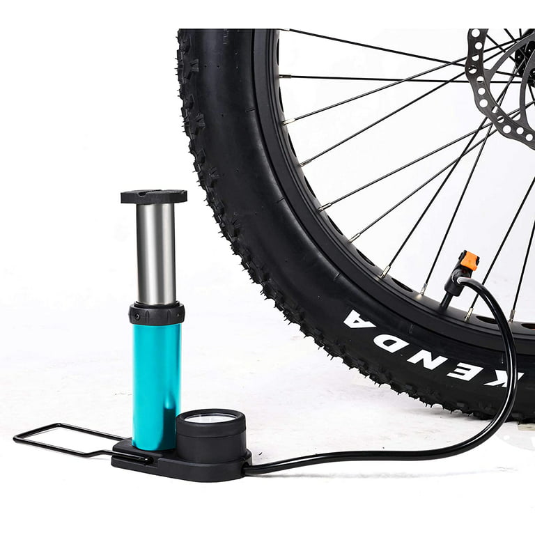 Bike Pump, Upgraded Mini Portable Bicycle Pump, Foot Bike Pump