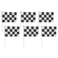 thumbnail image 3 of Drapeau à Carreaux, Drapeaux en Plastique+polyester Flottant à la Main Drapeaux de Course Réutilisables pour Voiture de Course RC Événements Sportifs Fête à la Maison, 3 of 8