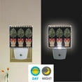 thumbnail image 2 of Yayeee LED Night Light for The Home Plug in With Light Sensors 2 Pack, Beige Striped Trees, 2 of 6