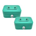 thumbnail image 6 of YoeXGDS 2PCS Locking Steel Medium Box with Removable Tray and Key Lock, Portable Small Lock Box with Key, Key Lock Organizer with Handle for Home 4.5×2inch, 6 of 9