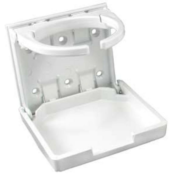 JR Products 45624 White Adjustable "Mugger" Drink Holder