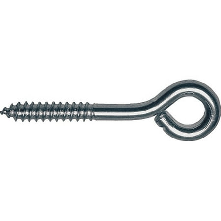

ProSource LR213 Large Eye Screw Eyes 1-15/16 Inch #6 Zinc Plated Steel Bulk (Case of 20)