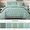 mint, variant on White Lace Trim Quilted Comforter Set 3 Piece, Queen Size - Elegant Bedding with Delicate Lace Edging, 2 Pillowcases Included, All Season Ultra Soft Microfiber, Machine Washable