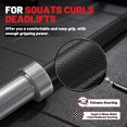 thumbnail image 2 of ROALW Olympic Barbell, 2-inch Weight Bar for Strength Training. 7ft Olympic Bar, 1000lb Plus Capacity, Chrome/Zinc Plating, knurled Grip for Bench Press Deadlift Squat, Black & Silver, 2 of 8