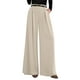 thumbnail image 1 of Pantalones de trabajo PRETTYGARDEN 2025 de cintura alta y pierna ancha para mujer, 1 of 6