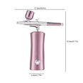 thumbnail image 3 of Aerógrafo portátil de oxígeno para rostro, maquillaje facial portátil, suero, tónico, pulverizador de niebla, dispositivo de pulverización facial., 3 of 4