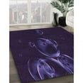 thumbnail image 2 of Ahgly Company Indoor Rectangle Patterned Rebecca Purple Area Rugs, 5' x 7', 2 of 6