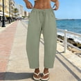 thumbnail image 5 of Pants For Women Barrel Sweatpants Baggy Barrel Wide Leg Elastic Waisted Casual Gym Summer Casual Fashion Womens Trousers, 5 of 6