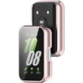 thumbnail image 5 of KOMI Étui avec Protecteur d'Écran pour Galaxy Fit3 SM-R390, Étui de Protection Rigide en PC, Pare-Chocs Protecteur d'Écran en Verre Trempé Compatible avec Galaxy Fit3 (Noir+siiver), 5 of 5