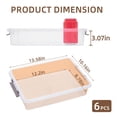 thumbnail image 2 of Caja contenedora plástica transparente con clip ITYLIFE CITYLIFE, 6 piezas, 2 of 9