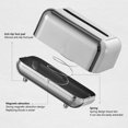 thumbnail image 2 of Yucurem Desktop Tissue Holder Creative Wipe Storage Case For Home Decoration Kitchen Essentials (Silver), 2 of 10