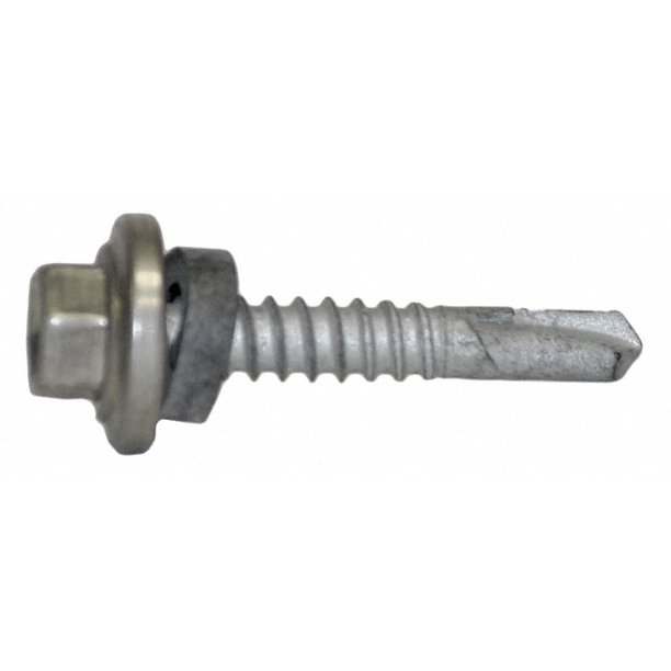 Teks Drill Screw,Hex,#12,Climaseal,1