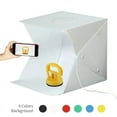 thumbnail image 1 of Mini Photo Studio Box  40cm Portable Folding Lighting Softbox with 70 LED Lights + 6 Backdrops for Product Display, 1 of 5