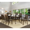 thumbnail image 6 of Miekor Furniture Modern Antique Walnut Dining Table w Open Lower Shelf 1pc Rectangle Table Kitchen Dining Room Furniture 46631, 6 of 6