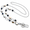 Colorful Beads-a, variant on 2-sparkle Stainless Steel Lanyard ID Badge Holder Keychain Necklace