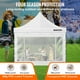 thumbnail image 3 of VEVOR Carpa desplegable con dosel, 10 x 10 pies, carpa para patio al aire libre con paredes laterales extraíbles y bolsa con ruedas, refugio instantáneo impermeable resistente a los rayos UV para fies, 3 of 9