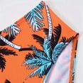 thumbnail image 7 of GYRATEDREAM Girls 2-Piece Bathing Suit Kids Sleeveless Adjustable Spaghetti Strap Hawaii Print Swimsuit Tankini Sets Children Beach Vacation Swimwear Orange for 8-14 Years, 7 of 7