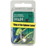 H&H Single Spin Spinner Bait, Chartreuse Blue, 3/8 oz, HHSS110-38