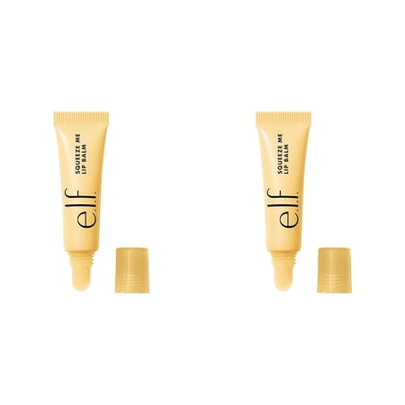 E.L.F. Squeeze Me Lip Balm, Moisturizing Lip Balm For A Sheer Tint Of Color, Infused With Hyaluronic Acid, Vegan & Cruelty-Free, Vanilla Frosting (Pack Of 2)