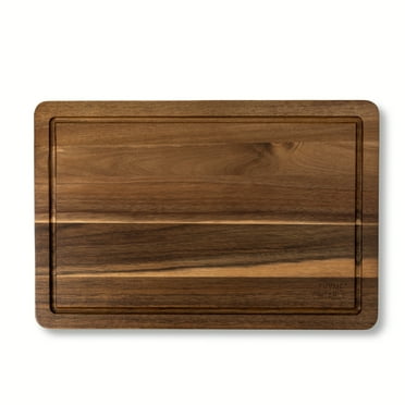 Thyme & Table Large 12"x18" Acacia Wood Cutting Board with Triangle Shaped Anti-Slip Grips