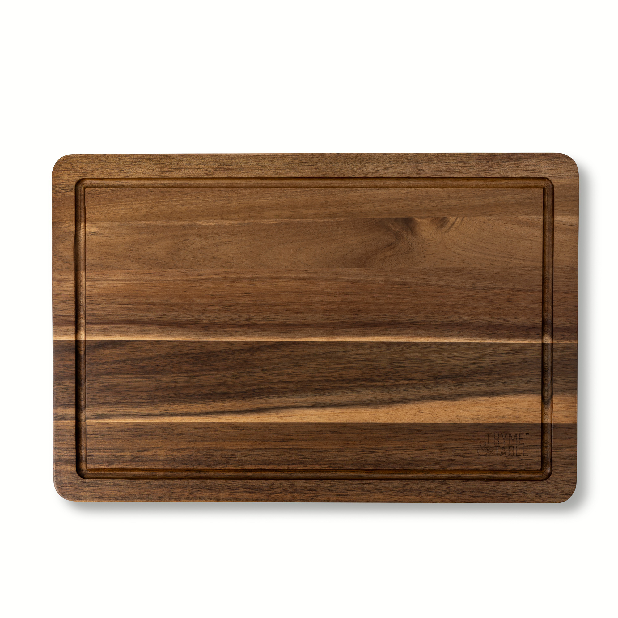 Thyme & Table Acacia Wood Cutting Board, 12" x 18" photo 1