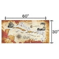thumbnail image 3 of Caribbean Sea Map Color Multi 30 X 60 Inches Towel, 3 of 3