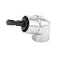 thumbnail image 1 of Power Screwdriver Drill Attachment,  Rotation  Vanadium Alloy Steel Right Angle Drill Bit Adapter Wide Application  For Manual Wrench, 1 of 8