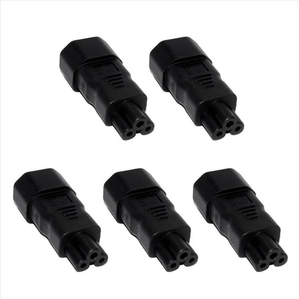 5X Pdu Ups C14 A C5, Iec320 C13/C14 A C5/C6 Kettle Conduce A PC Ordenador Portátil Adaptador de Cable de Fuente de Alimentación