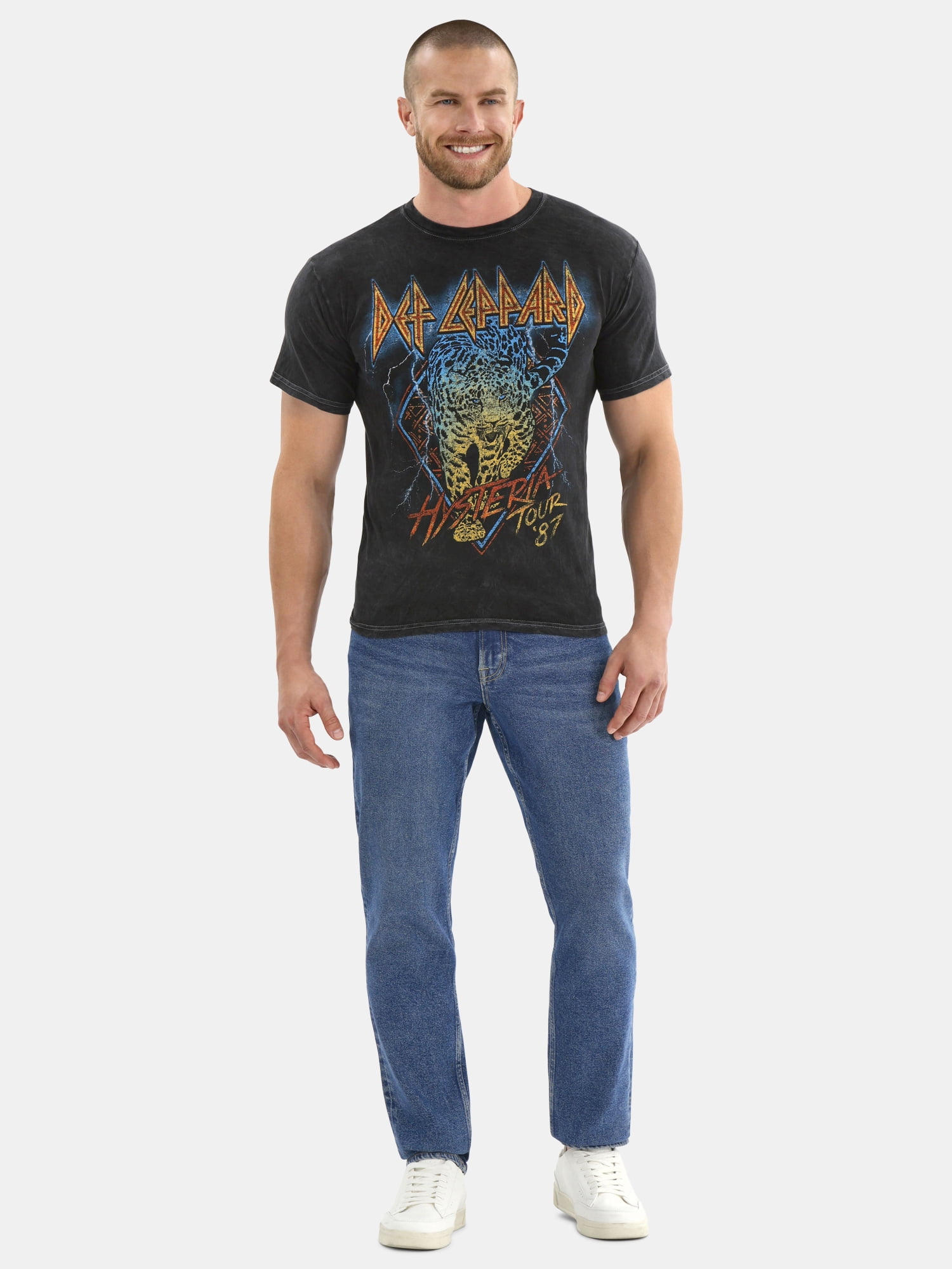 Def Leppard Men's and Big Men's Graphic Band Tee, Sizes S-3XL