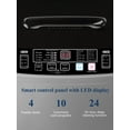 thumbnail image 4 of 17.7 lbs Full Automatic Washing Machine with LED Display Compact Washing Machine with Drain Dump, 10 Wash Programs and 8 Water Levels Ideal for Dorms, Apartments, Grey, 4 of 13