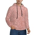 thumbnail image 2 of Daiia Rose Gold Pink Glitter for Men's Fashion Hoodies & Sweatshirts with Kangaroo Pocket Hooded Sweatshirt Breathable & Moisture Wicking-3X-Large, 2 of 7