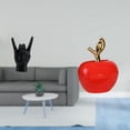 thumbnail image 2 of Estatua del gesto de la roca,Estatuas y figuras de dedos con gestos de música rock,Esculturas de resina con estantes modernos y creativos,Estatua,Escultura de fruta artificial,estatua y, 2 of 8
