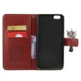 thumbnail image 3 of iPhone 6S Plus, iPhone 6 Plus Case, Allytech PU Leather Cute Shiny Owl Protective Kickstand Folio Flip Cards & Cash Slots Pouch Anti-Slip Wallet Case Cover for Apple iPhone 6S Plus / 6 Plus, Winered, 3 of 7