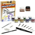 thumbnail image 5 of Premium Art Drawing Set - 24 pc Manga Anime Animation Sketch and Comic Cartoon Tools Kit w Ink, Watercolors, Knives, Pen, Nibs, Eraser, and Pencils - For Beginners or Experts Illustration, 5 of 5