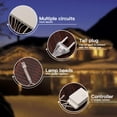 thumbnail image 2 of FNNMNNR Christmas Decor LED Atmosphere Decorative Lamp Adjustable Curtain Lights Safe for Festival Party, 2 of 6