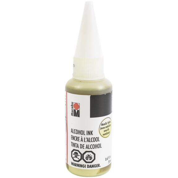 Marabu Alcohol Ink 20ml-Metallic Yellow