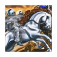 thumbnail image 1 of Cowboy Riding Wild Steed - Canvas, 1 of 10