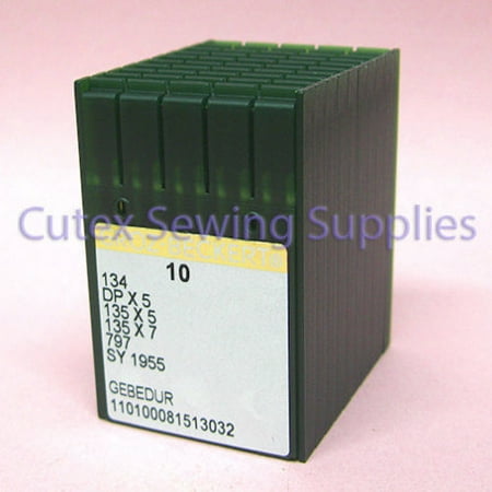 Titanium Sewing Machine Needles - 100 Groz-Beckert 134 135X5 DPX5 SY1955 Gebedur Titanium Sewing Machine Needles -21/130