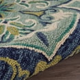 thumbnail image 6 of 6â€™ Round Blue Ornate Medallion Area Rug, 6 of 8