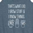 thumbnail image 3 of Instant Message - I Grow Stuff And Know Things - Women's Racerback Tank Top, 3 of 6