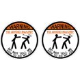 thumbnail image 2 of 2 - Pack | Warning to Avoid Injury Do Not Tell Me How to Do My Job©, 2-Pack (2 inch Circles) IMakeDecalsforYou 2" Circle Hard Hat Vinyl Decal car Sticker Do Not Tell Me How to Do My Job, 2 of 4
