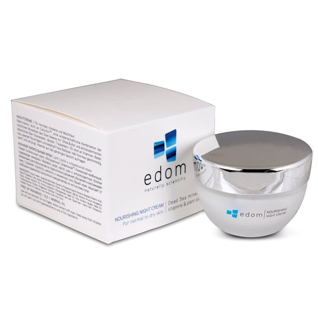 Edom crema de noche nutritiva 50ml crema hidratante Facial antienvejecimiento minerales del Mar Muerto cuidado de la piel loción limpiadora Facial