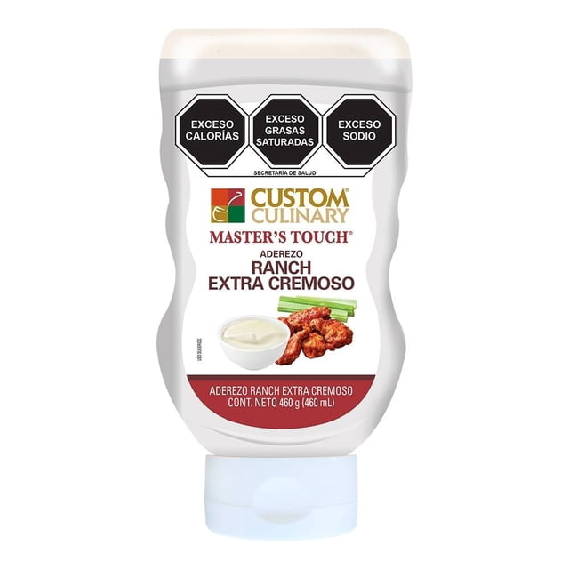 Aderezo ranch Custom Culinary Master's Touch extra cremoso 460 g