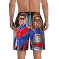 thumbnail image 4 of Henry Danger Mens Swim Trunks Quick Dry Board Shorts with Mesh Lining, Hawaii Beach Shorts Swimwear Bathing Suits, 4 of 7