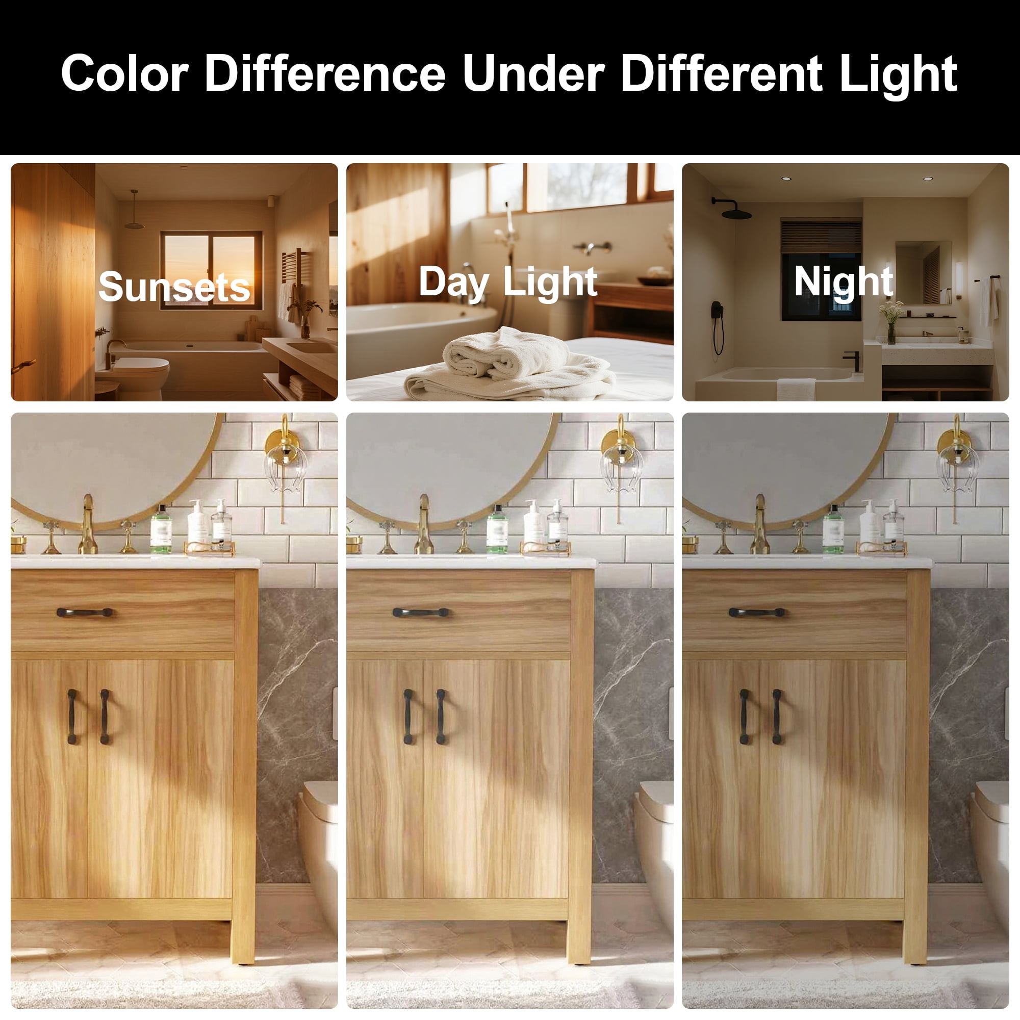 Euroco 30" Wood Bathroom Vanity with Solid Wood Frame, 2 Soft Close Doors,1 Flip Drawer, Adjustable Shelf, Modern Storage Cabinet