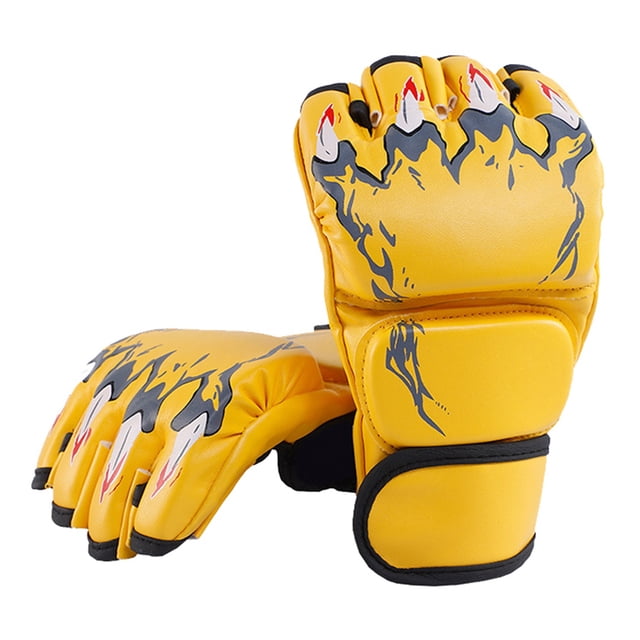 Guantes de Boxeo de Medio Dedo BuyWeek Acabado de Lujo